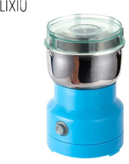 Elektrische Koffieboon Grindernut Koffiemolen Bonen Multifunctionele Home Office Koffie Machine Keuken Accessoires blauw / 110v