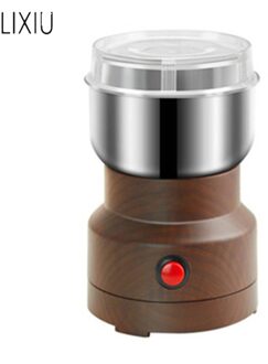 Elektrische Koffieboon Grindernut Koffiemolen Bonen Multifunctionele Home Office Koffie Machine Keuken Accessoires donker bruin / 220v