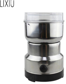 Elektrische Koffieboon Grindernut Koffiemolen Bonen Multifunctionele Home Office Koffie Machine Keuken Accessoires zilver / 220v