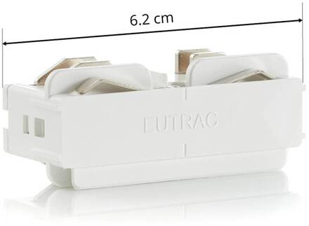 elektrische lengteconnector Phase wit