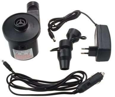 Elektrische Luchtpomp Elektrische Pomp Omvatten 3 Bijlagen Voor Luchtbedden, Opblaasbare Zwemmen Dieren Of Automatische Camping En F