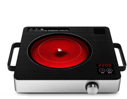 Elektrische Magnetische Waterdichte Inductie Fornuis Intelligente Pot Kachel Met Timer Keramische Inductie Huishoudelijke Kookplaat Eu