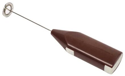 Elektrische Melkopschuimer Ei Beaterfrothy Blend Snorhaar Keuken Drinken Foamer Whisk Mixer Stirrer Koffie Cappuccino Creamer Garde Bruin