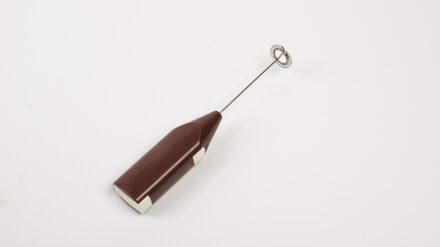 Elektrische Melkopschuimer Eiklopper Keuken Drinken Foamer Whisk Mixer Stirrer Koffie Cappuccino Creamer Whisk Frothy Blend Snorhaar Bruin