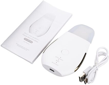 Elektrische Mini Ultrasone Huid Scrubber Spatel Porie Reiniging Peeling Gezicht Peeling Gereedschap Rimpel Remover Gezicht Lifting Machine geen doos