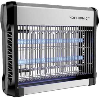 Elektrische Muggenlamp - 16 Watt - 4200 Volt - Geschikt voor 50m² - UV Vliegenlamp - Insectenlamp - Incl. stekker - Hoog voltage - Extra Krachtig Grijs