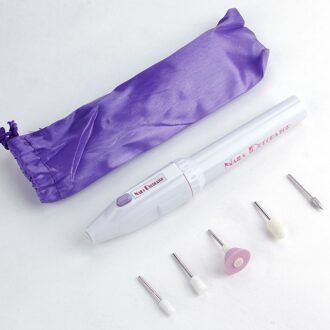 Elektrische Nagel Boren Pen Mini Nail Art Boor Machine Hand Stuk Bits Manicure Pedicure Gel Polish File Buffer Nail Art gereedschap