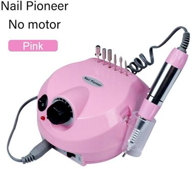 Elektrische Nail Boor Manicure Machine Nail Polish Remover Voor Alle Gel Varnish Elektrische Nail Pedicure Bestand Met Cutter Nail Gereedschap roze DM999