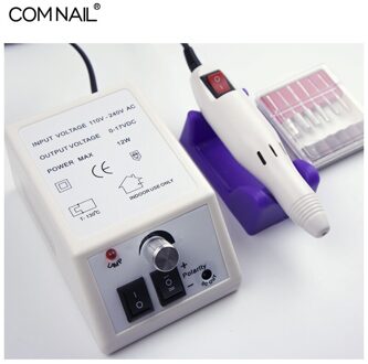 Elektrische Nail Boor Manicure Machine Nail Polish Remover Voor Alle Gel Varnish Elektrische Nail Pedicure Bestand Met Cutter Nail Gereedschap wit MC2000