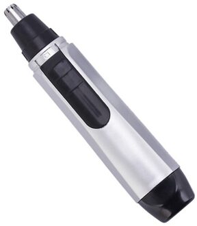 Elektrische Neus Tondeuse Oor Gezicht Trimmer Razor Removal Scheren Neus Trimmer Gezichtsverzorging Voor Mannen En Vrouwen Zilver