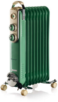 Elektrische Olieradiator - 9 Vinnen - Vintage Groen
