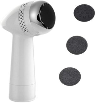 Elektrische Pedicure Voet Bestand Pedicure Eelt Remover Usb Opladen Voor Voeten Dode Huid Eelt Peel Remover zilver