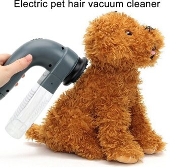 Elektrische Pet Hair Sucker Draagbare Stofzuiger Bont Haar Remover Borstel Kat Hond Kam Grooming Zuig Apparaat Huisdier Accessoires