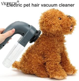 Elektrische Pet Hair Sucker Draagbare Stofzuiger Bont Haar Remover Borstel Kat Hond Kam Grooming Zuig Apparaat Huisdier Accessoires