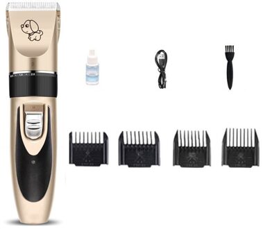 Elektrische Pet Hair Trimmer Low-Noise Oplaadbare Pet Hond Kat Tondeuse Grooming Scheerapparaat Snijmachine Set