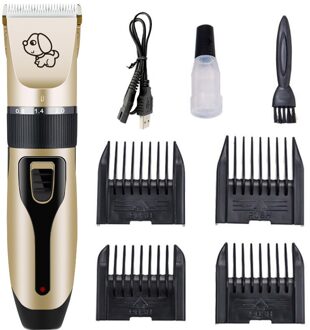 Elektrische Pet Hair Trimmer Oplaadbare Low-Noise Kat Hond Tondeuse Huisdier Haircut Grooming Machine Rustige Hond Cutter scheerapparaat