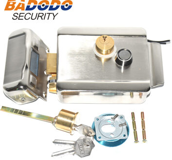 Elektrische Poort Deur Lock Secure Elektrische Metallic Slot Elektronisch Deurslot Voor Video Intercom Deurbel Toegangscontrole A lock