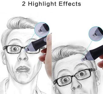 Elektrische Potlood Gum Kit Kantoor School Elektrische Gum Voor Schets Schrijven Tekening Batterij Aangedreven Elektrische Gum