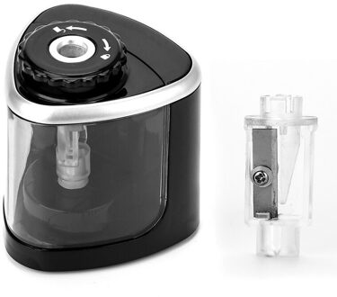 Elektrische Puntenslijpers Veilig Student Office Draagbare Tijd Saving Switch Lock Geschikt Voor 6-8 Mm Potloden