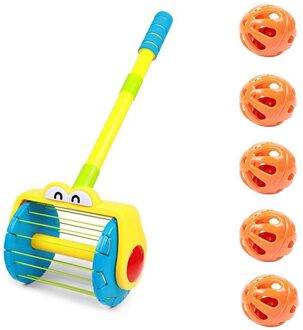 Elektrische Push Walker & Whirl Scoop Een Bal Launcher Walker Set Kids Pretend Play Stofzuiger Schoonmaken Gereedschap Speelgoed