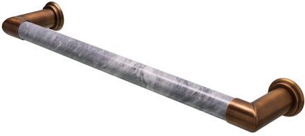 Elektrische Radiator Cascade 60x12 cm Bardiglio Nuvolato Marble / Light Bronze HD Heating