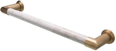 Elektrische Radiator Cascade 60x12 cm Calacatta Gold Calo-Bett Marble / Brushed Brass HD Heating