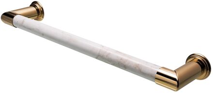 Elektrische Radiator Cascade 60x12 cm Calacatta Gold Calo-Bett Marble / Unlacquered Brass HD Heating