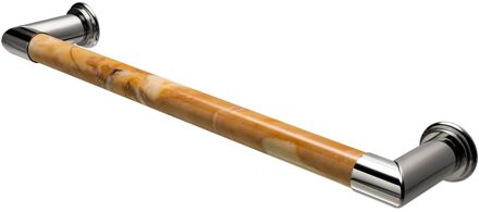 Elektrische Radiator Cascade 60x12 cm Giallo Sienna Marble / Polished Nickel HD Heating