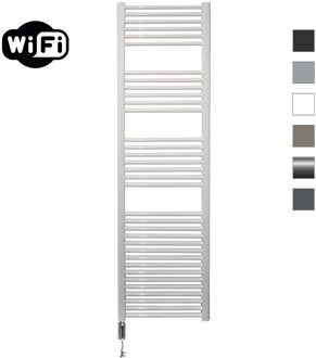 Elektrische Radiator Sanicare HWV Met Wifi 172x45 cm Wit 920W Met Thermostaat Chroom Linksonder