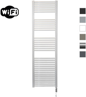 Elektrische Radiator Sanicare HWV Met Wifi 172x45 cm Wit 920W Met Thermostaat Wit Rechtsonder