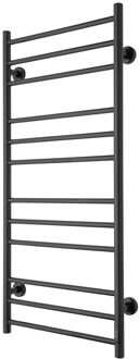 Elektrische Radiator TVS ELDO 12 L Mat Zwart met Timer 116x53 cm