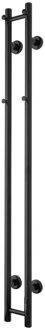 Elektrische Radiator TVS ELDO 2 Mat Zwart met Timer 140x13.5 cm