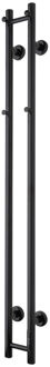 Elektrische Radiator TVS ELDO 2 Mat Zwart met Timer 140x13.5 cm