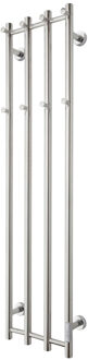 Elektrische Radiator TVS ELDO 4 Gepolijst RVS met Timer 140x34.5 cm TVS Design