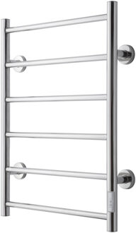 Elektrische Radiator TVS ELDO 6 Edelstaal met Timer 69x50 cm RVS