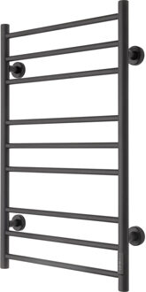 Elektrische Radiator TVS ELDO 9 L Mat Zwart met Timer 86x53 cm