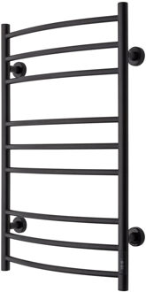 Elektrische Radiator TVS ELDO 9 Mat Zwart met Timer 86x53 cm