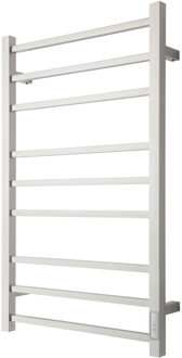 Elektrische Radiator TVS ELDO 9F Edelstaal met Timer 86x53 cm RVS