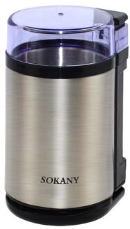 Elektrische Rvs Koffiemolen Wasbaar Core Roestvrijstalen Huis Keuken Multifunctionele Mini Koffieboon Molen