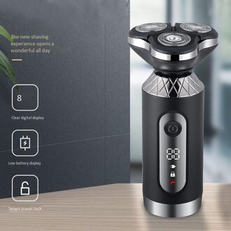 Elektrische Scheerapparaat Scheerapparaat, Oplaadbare Waterdichte Rotary Voor Scheren Met Neus Trimmer Bakkebaarden Trimmer Reinigingsborstel