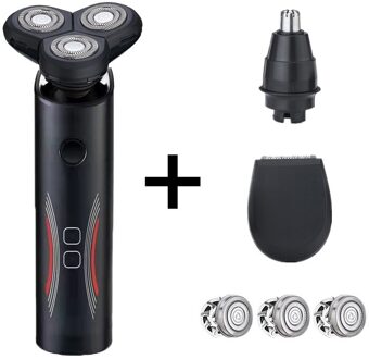 Elektrische Scheerapparaat Voor Mannen Oplaadbare Mannen Scheerapparaat Usb 3Blades Draagbare Water Proof Scheren Machine Zozen Elektrische Scheerapparaten ZS-B