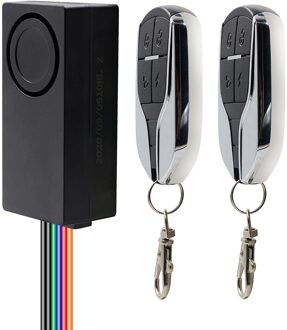 Elektrische Scooter Alarm Draadloze Afstandsbediening Anti-Diefstal Motorfiets Hoorn Lock Ev Motor Luidspreker Beveiligingssysteem 48-72V