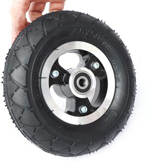 Elektrische Scooter Band Met Wiel Hub 8 "Scooter 200X50 Band Inflatie Elektrische Voertuig Aluminium Wiel Pneumatische band