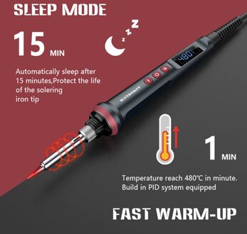 Elektrische Soldeerbout 110V 220V 90W Adjsutable Temperatuur Met 5 Soldeerbout Tips Lassen EU