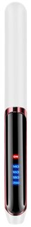 Elektrische Stijltang Professionele Haar Krultang Krultang Steil Haar Spalk Flat Iron Crimper Ptc Haar Styling Tools wit-geen doos / VS
