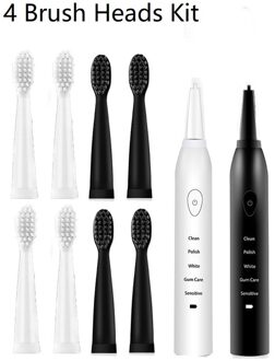 Elektrische Tandenborstel Krachtige Ultra Sonic Sonic Usb Charge Oplaadbare Tand Wasbare Elektronische Whitening Tanden Borstel geel