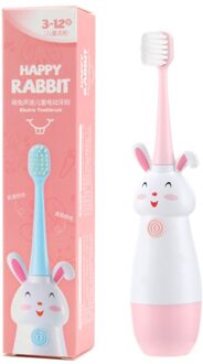 Elektrische Tandenborstel Met Borstel Hoofd Huishouden Smart Sonische Tandenborstel Portable Antislip Tandenborstel Voor Kinderen roze 1 Brush hoofd