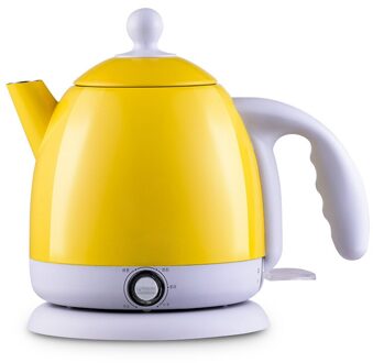 Elektrische Thermische Isolatie Waterkoker Theepot Constante Temperatuurregeling Warm Houden Mini Waterkoker Melk Warmer Snelle Verwarming Eu geel