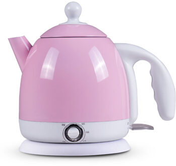 Elektrische Thermische Isolatie Waterkoker Theepot Constante Temperatuurregeling Warm Houden Mini Waterkoker Melk Warmer Snelle Verwarming Eu roze