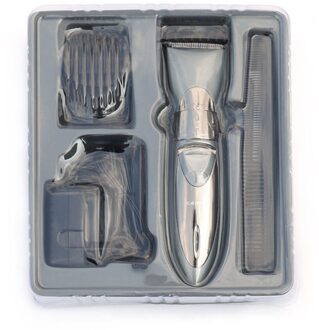 Elektrische Tondeuse Professionele Oplaadbare Tondeuse Haar Knippen clippers Machine Om Kapsel Baard Trimer Waterdicht grijs